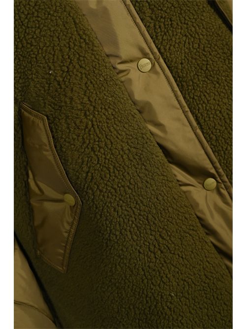 Parka in nylon trapuntato e teddy Herno | PI002084D 127637740